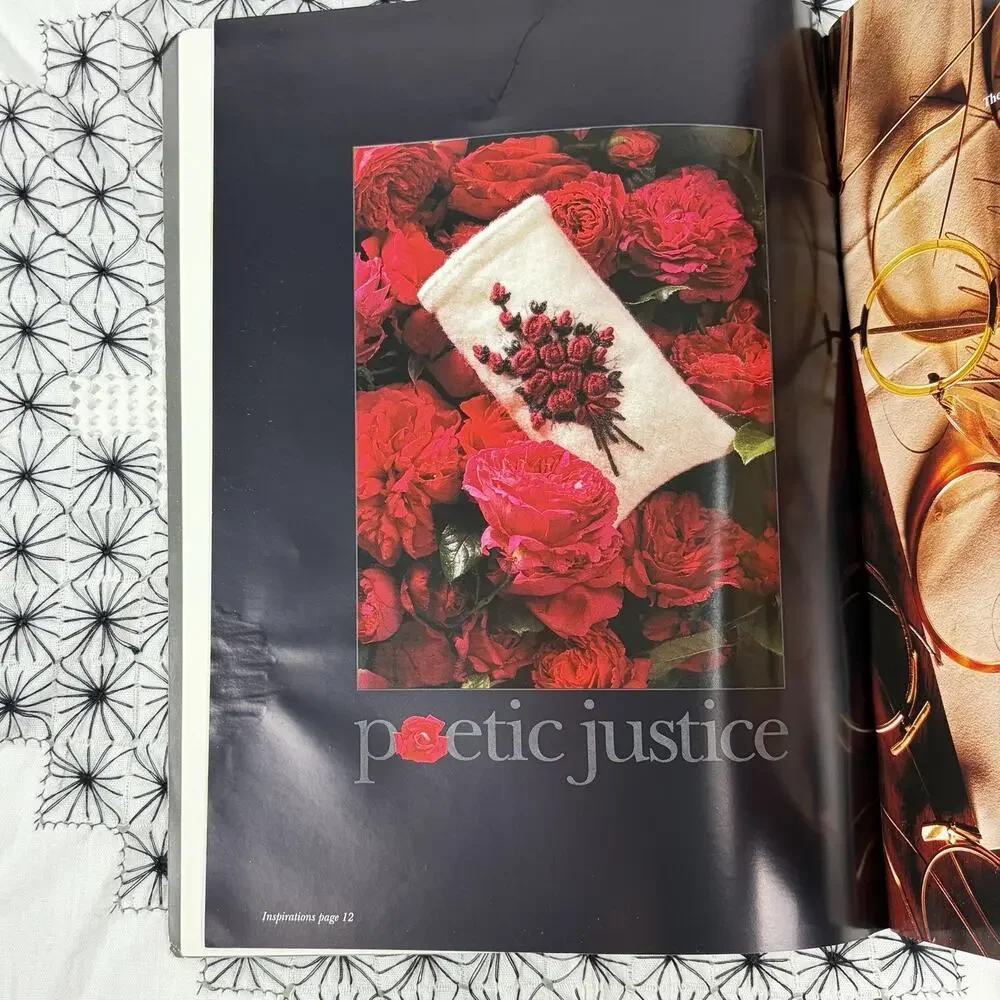 Inspirations Embroidery Magazine 1996 Issue 10 Floral Cottage Plant Patterns